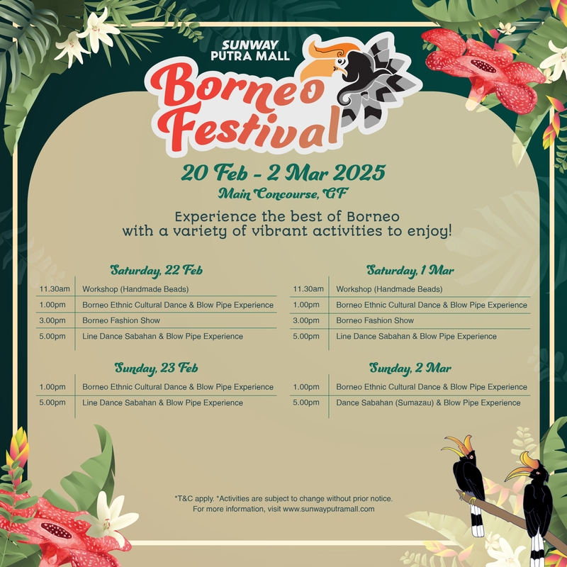 Borneo Festival 2025 Activities