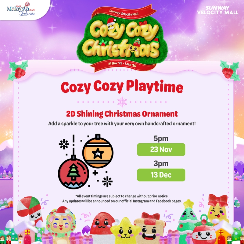 2D Shining Christmas Ornament