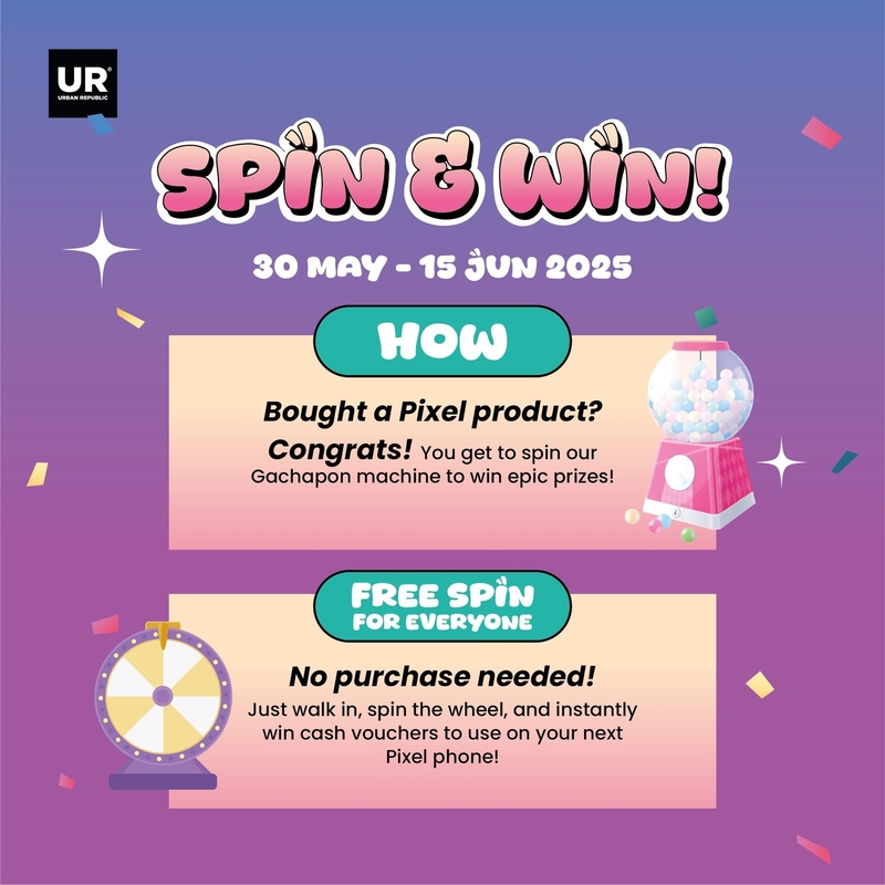 PIXEL GACHAPON EVENT at URBAN REPUBLIC