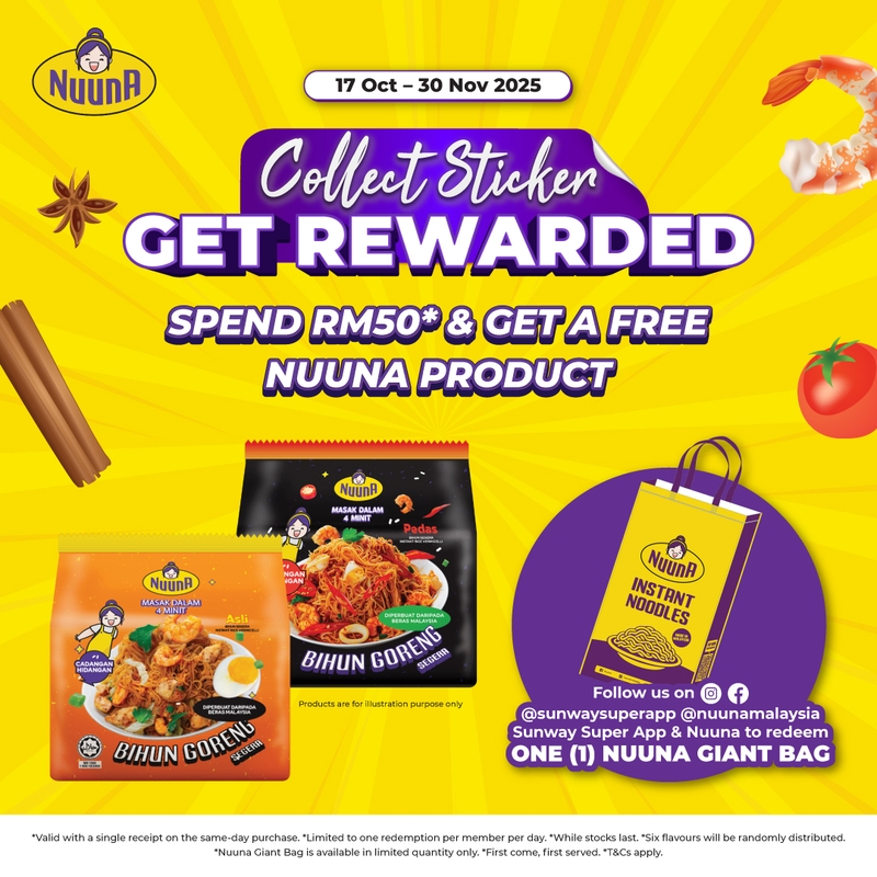 Shop & Get Rewarded with Sunway Super App x Nuuna!