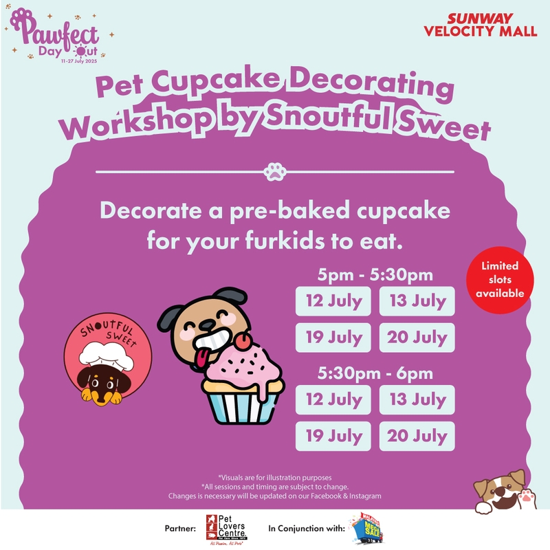 Pet Cupcake Decorating Workshop by Snoutful Sweet