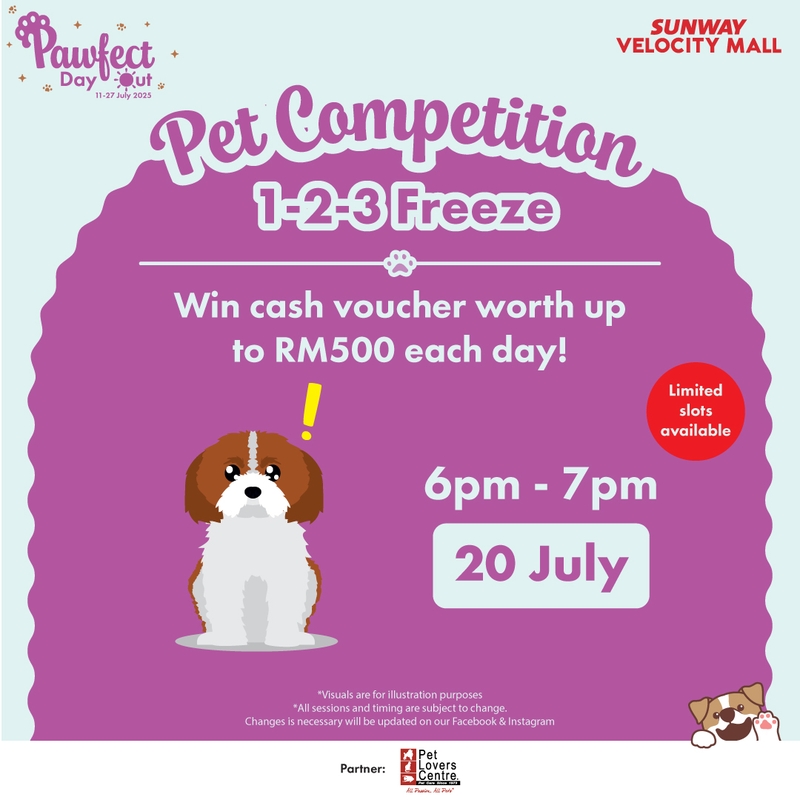 Pet Competition – 1-2-3-Freeze