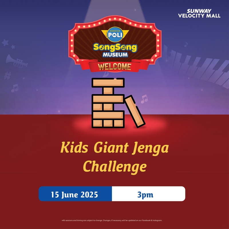 Kids Giant Jenga Challenge (8 to 12 years old)