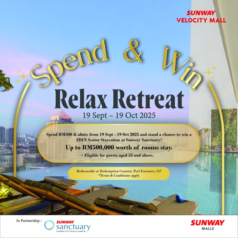 Sunway Malls Spend & Win Relax Retreat