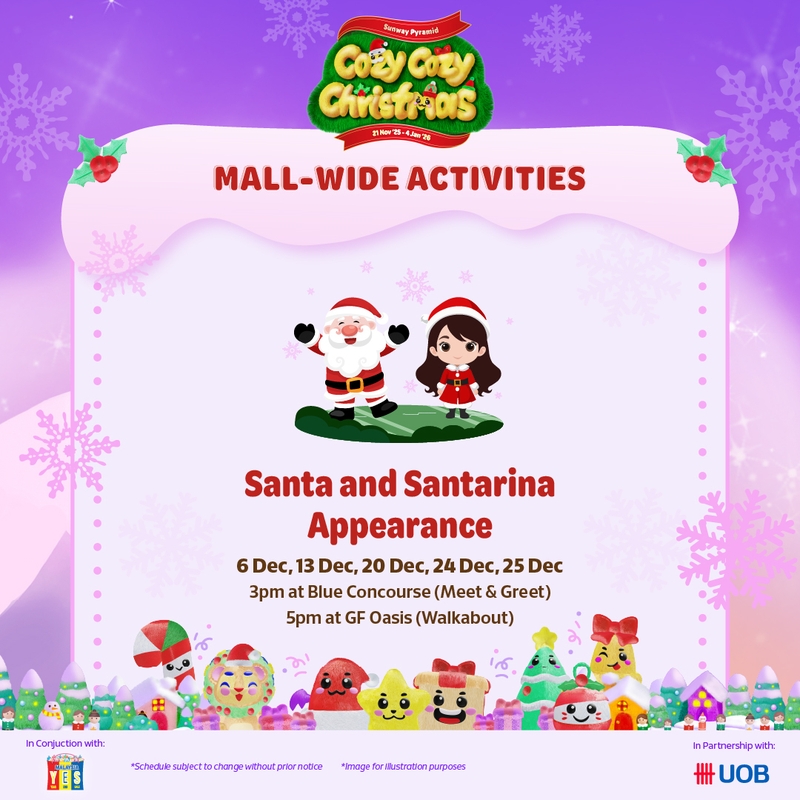 Santa & Santarina Appearance