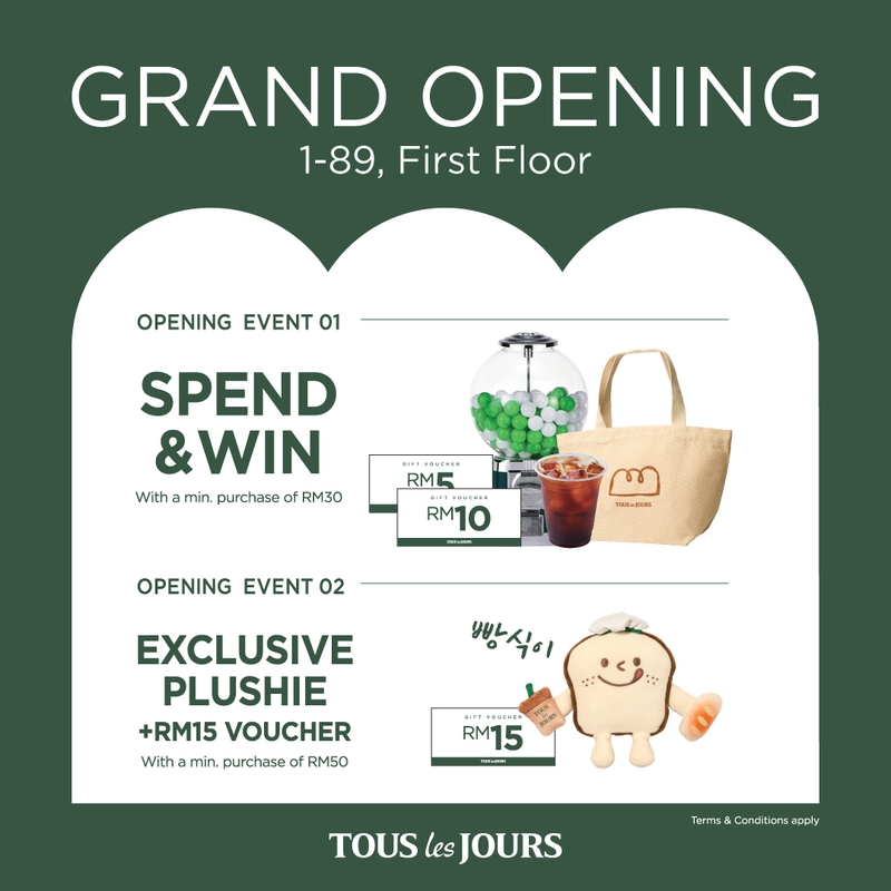 Tous les Jours Grand Opening