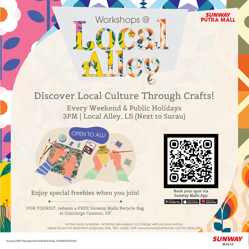 Workshops @ Local Alley: 3D Deepavali Hanging Deco Kit (20 Oct)