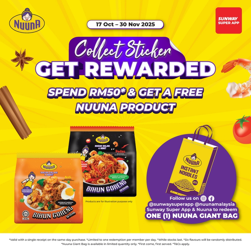 Shop & Get Rewarded with Sunway Super App x Nuuna!
