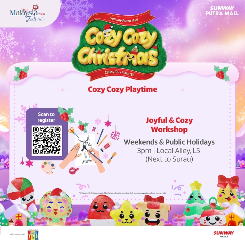 2D Shining Christmas Ornament Workshop (29 Nov, 24 Dec & 1 Jan)