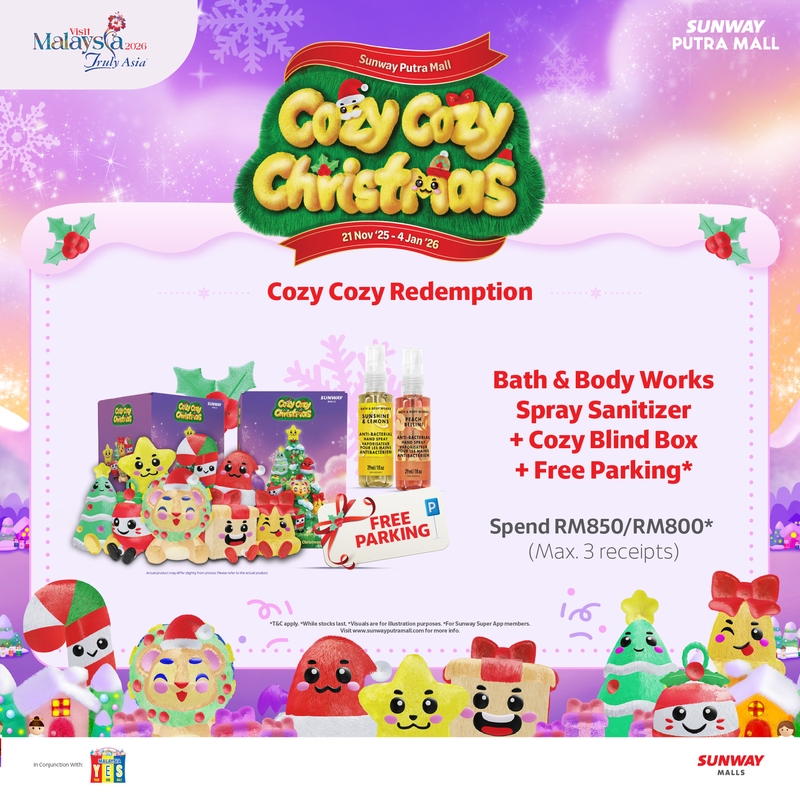 Cozy Cozy Redemption – Bath & Body Works + Blind Box + Free Parking*