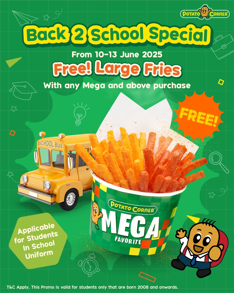 Celebrate Back 2 School season with your World’s Best Flavored Fries! 🥔💚💛✨