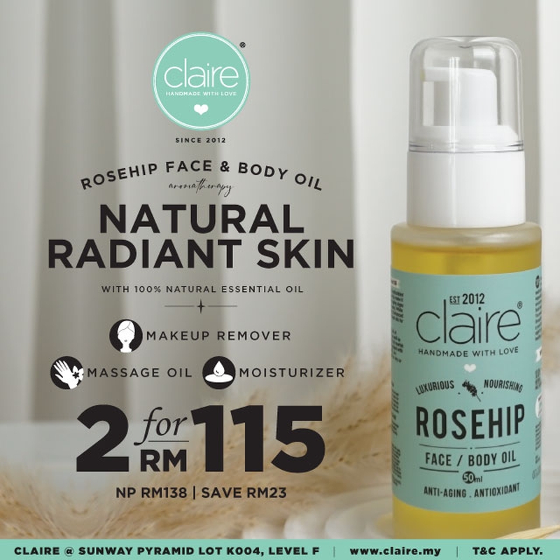 Unlock Radiant Skin with Claire Organics Rosehip Oil