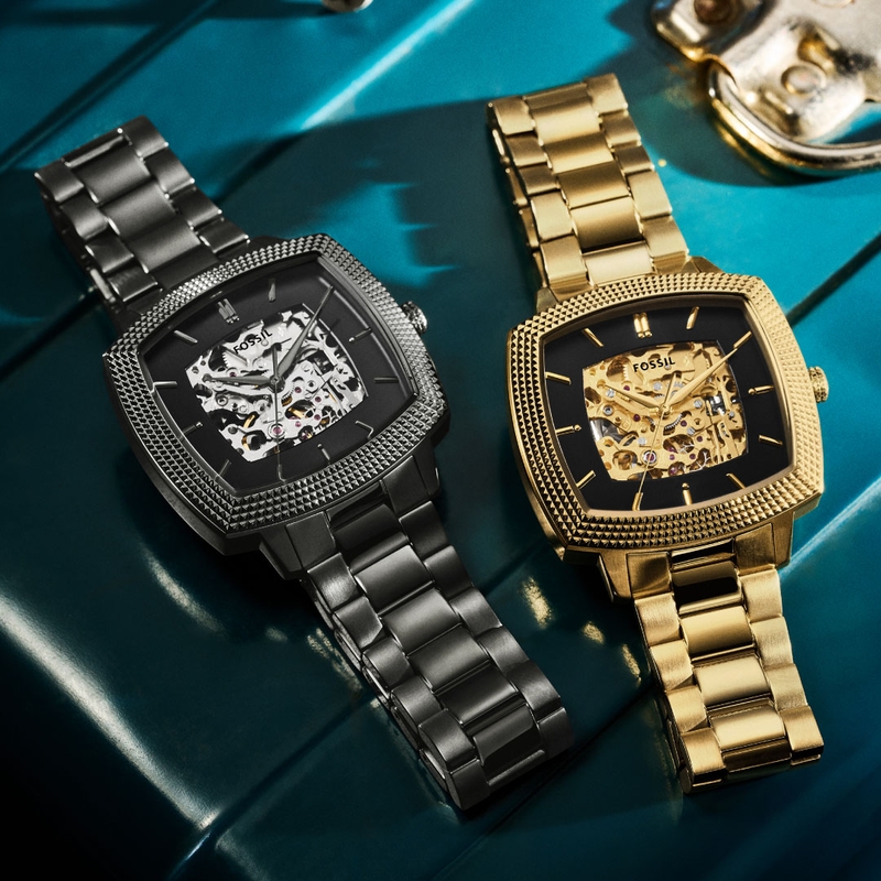 Meet the new Nick Jonas x Fossil Machine Luxe Automatic.