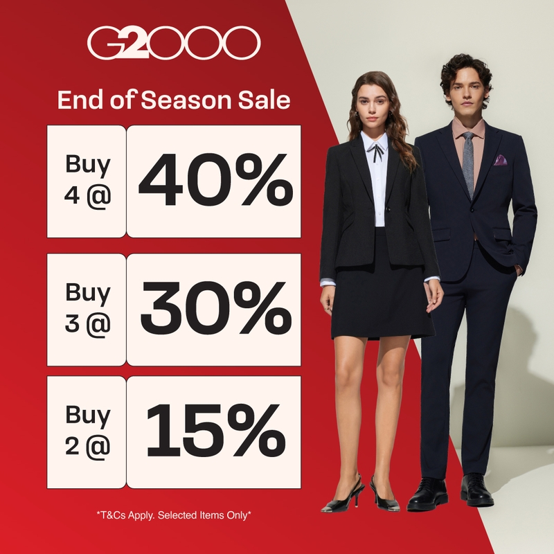The G2000 End of Season Sale is on!