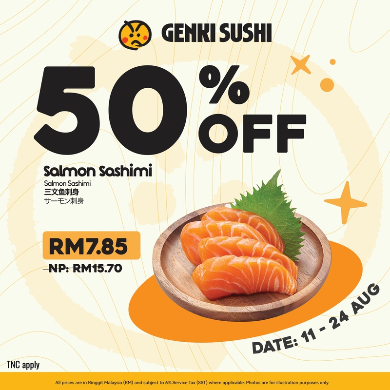It’s a salmon sashimi frenzy! 🐟🔥