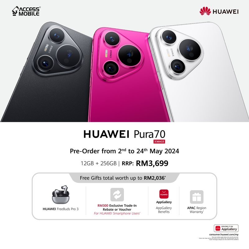 HUAWEI Pura 70 is Available for Pre-Order!