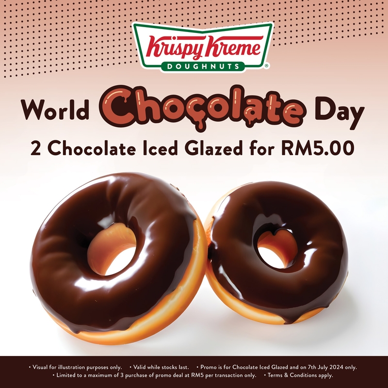 Celebrate World Chocolate Day with Krispy Kreme!