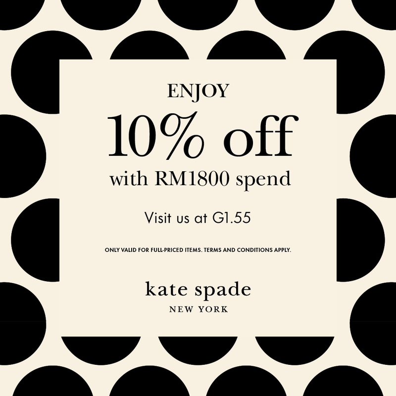 Enjoy 10% Off For Tourists At Kate Spade