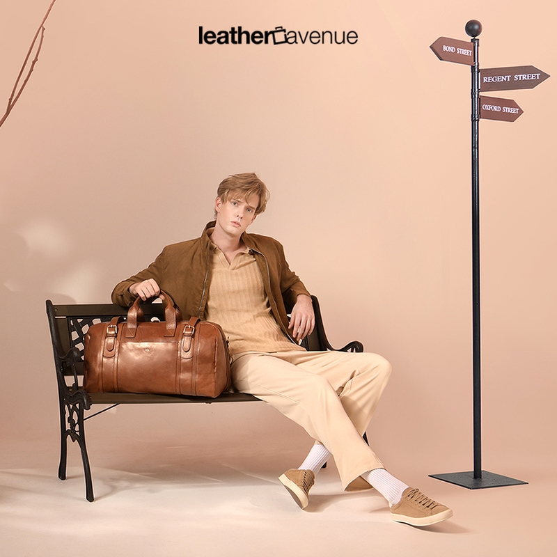 The Gabbiano Leather Duffel