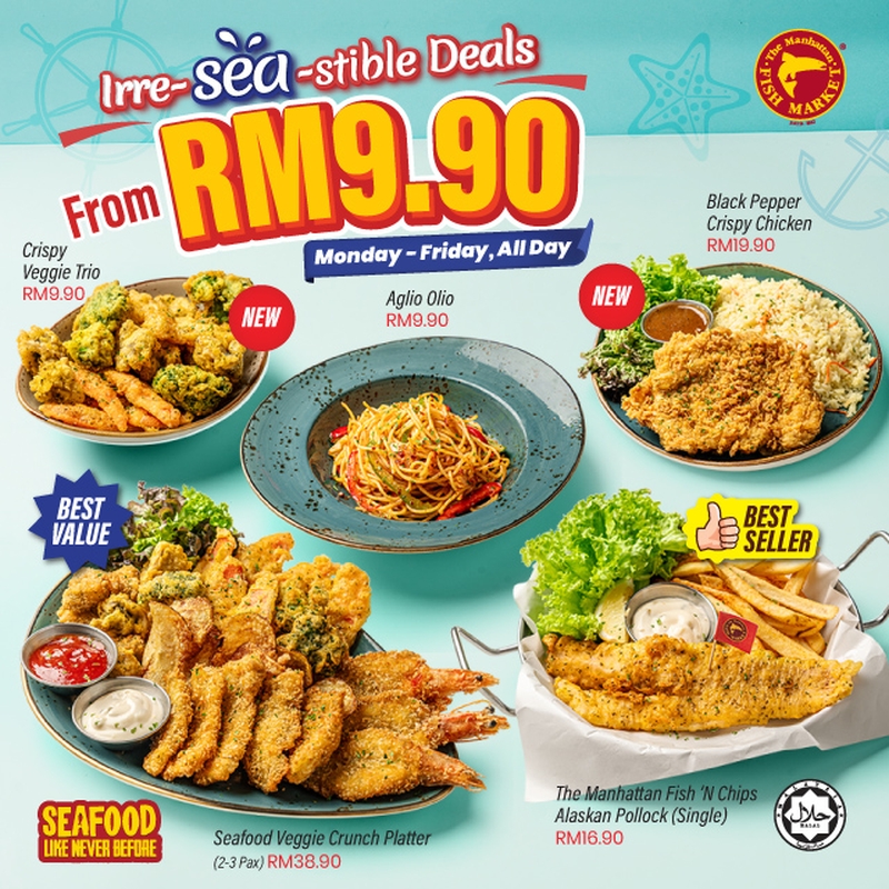 Seafood Deals Starting from RM9.90