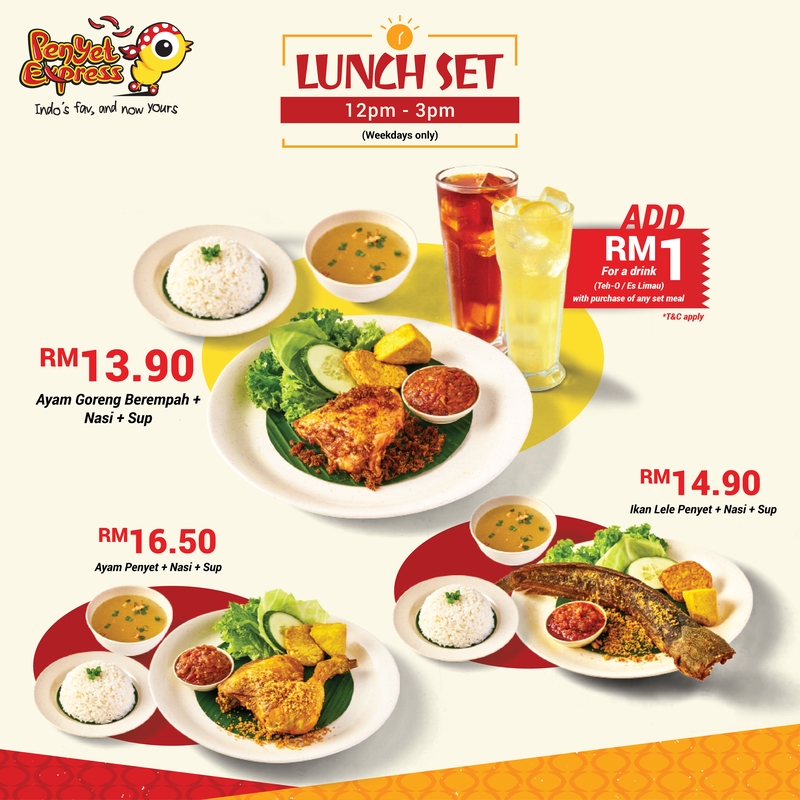 Lunch Set + RM1 Drink