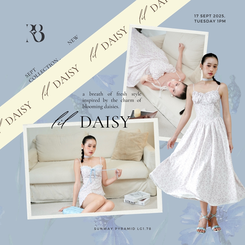 Bloom with grace in every step — discover the timeless charm of the Lil Daisy Collection by Room8008